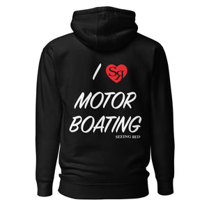 I Love Motor Boating Unisex Hoodie
