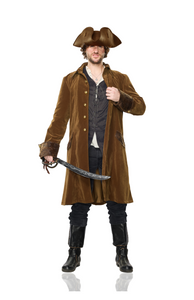 Pirate Captain Jacket - Brown