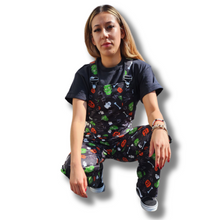 Load image into Gallery viewer, Monster Mash Up Overalls Womans
