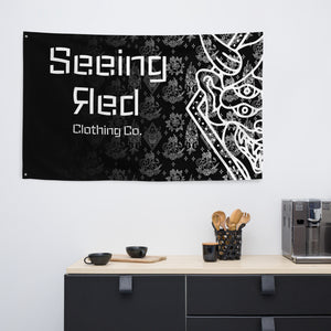 Seeing Red Demon Tapestry/Flag