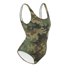Load image into Gallery viewer, Camo One-Piece Swimsuit
