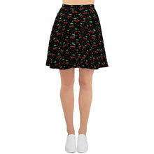 Load image into Gallery viewer, Cherry Skull Skater Skirt
