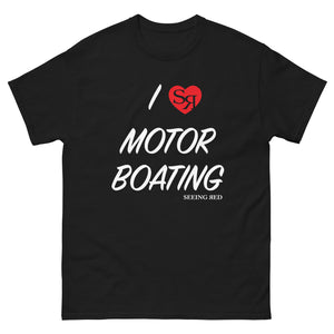 I Love Motor Boating Men's classic tee