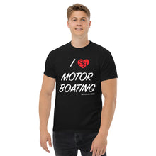 Load image into Gallery viewer, I Love Motor Boating Men&#39;s classic tee
