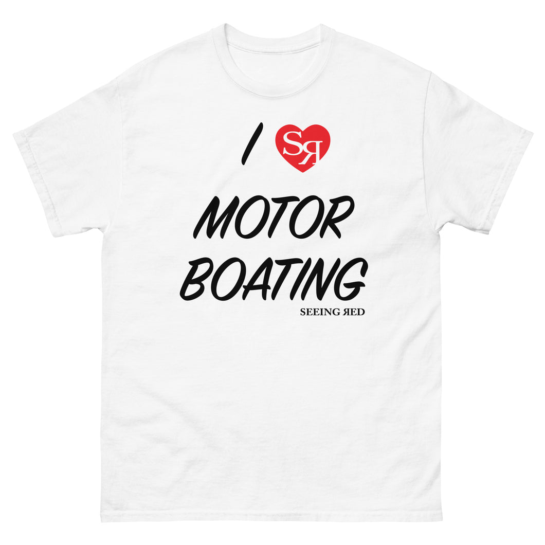 I Love Motor Boating Men's classic tee