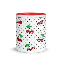 Load image into Gallery viewer, Cherry Skull Mug with Color Inside
